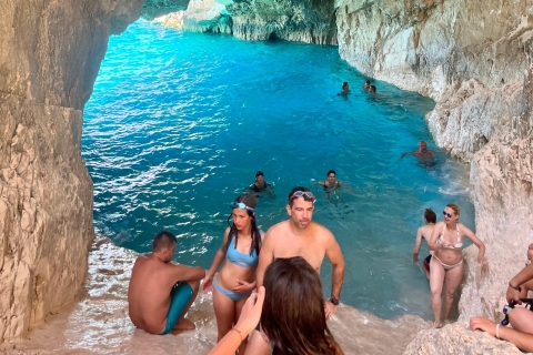 Zakynthos: Highlights Tour with Swimming Stops & Boat Cruise Small Group Tour