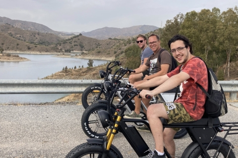 Elektrisch FAT-fietsen in Montes de Malaga en het platteland