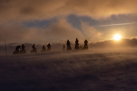 Snowmobile Safari in the mountains of Helgeland! Half-day Snowmobile Safari