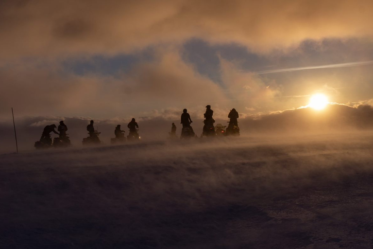 Snowmobile Safari in the mountains of Helgeland! Half-day Snowmobile Safari