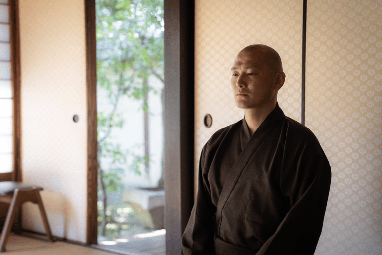 Kyoto: Meditazione Zen in un tempio privato con un monaco