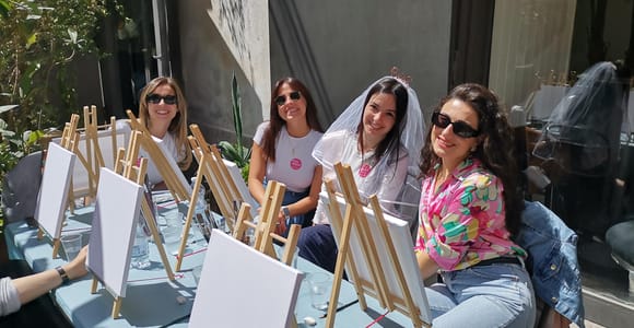 Art Workshop in Naples city centre with Aperitif