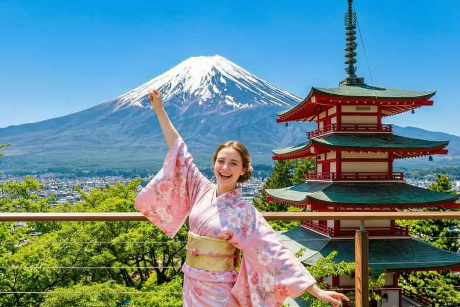 Tour zum Fuji und nach Hakone: Arakurayama, Oshino Hakkai, Owakudani. Foto: GetYourGuide Tour zum Fuji und nach Hakone: Arakurayama, Oshino Hakkai, Owakudani. Foto: GetYourGuide