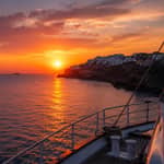 Vulcano di Santorini e crociera al tramonto lungo la caldera