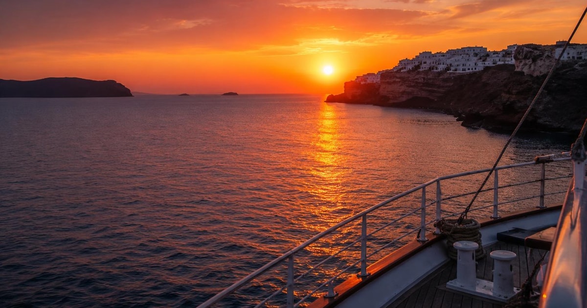 Santorini Volcano & Sunset Caldera Cruise - 2026 (Verified Reviews)