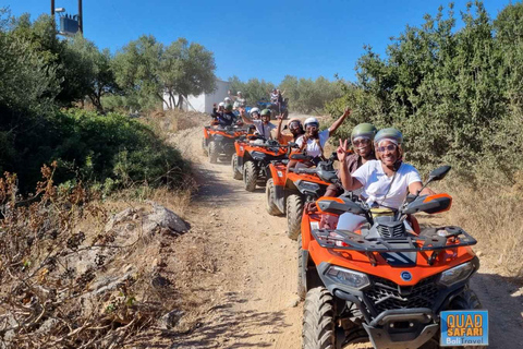 From Rethymno Panormo Bali: Quad Safari 57km Tour, 4 HoursA quad ATV for 2