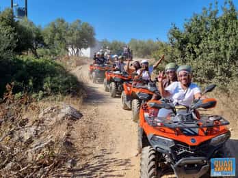 Bali & Panormo Rethymno:Quad Safari & visit Cave 57km 4hours
