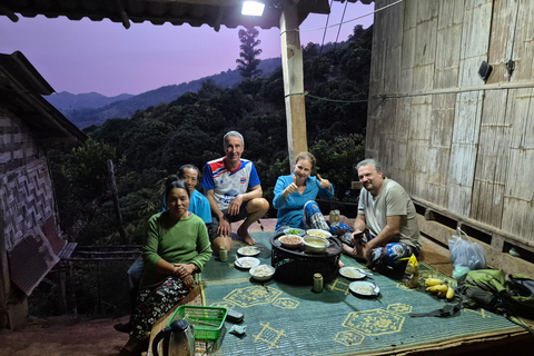 Chiang Rai: 2-Day Jungle Trek only walk with Waterfall