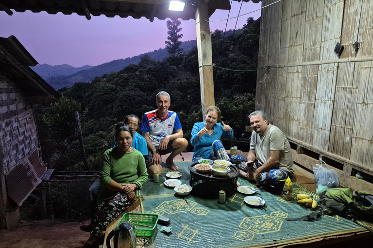 Chiang Rai: 2-Day Jungle Trek only walk with Waterfall