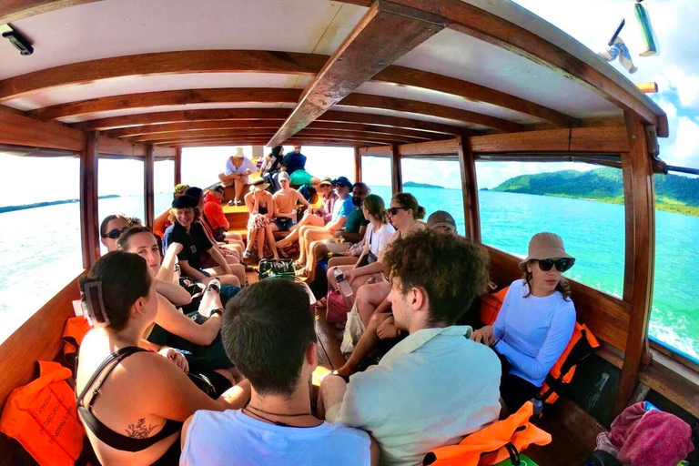 Koh Lanta: Excursión a las 4 Islas y la Cueva Esmeralda en barco de cola larga