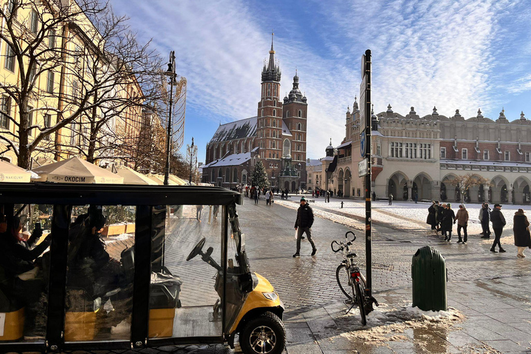 Krakow: Guided City Tour by Golf Buggy with Hotel Pickup