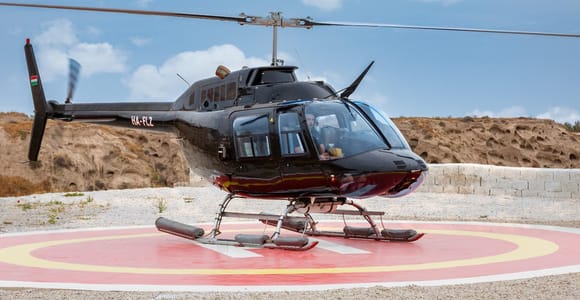 Private Helicopter Transfers from Santorini