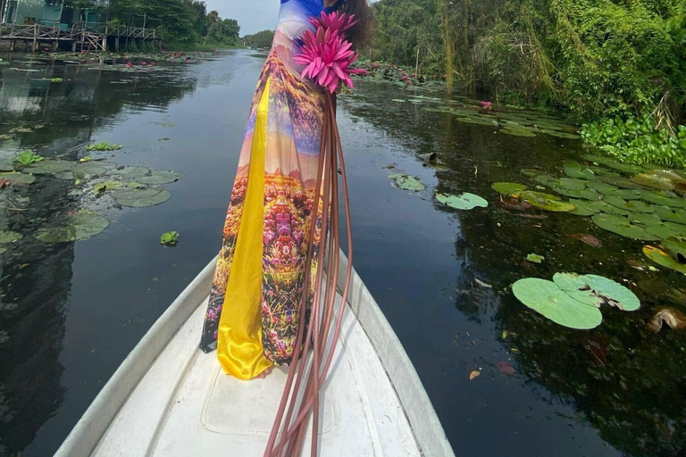 Authentieke Mekong Delta My Tho fietsavonturentourLunch is inbegrepen