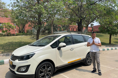 From Delhi: Day Trip to Taj Mahal, Agra Fort & Elephant SOS Car + Guide + Entrance Tickets