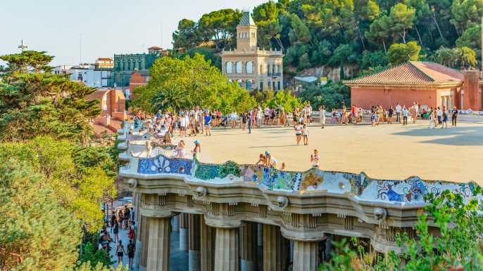 Barcelona: Park Güell Ticket de entrada sin cola y tour guiado