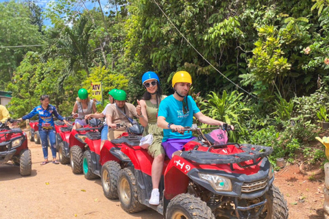 Phuket : Aventuras de ATV, tirolesa e miradouro panorâmico