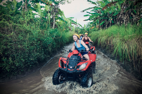 Ubud: excursão guiada de aventura em quadriciclo ATVPasseio de quadriciclo com rafting em águas brancas