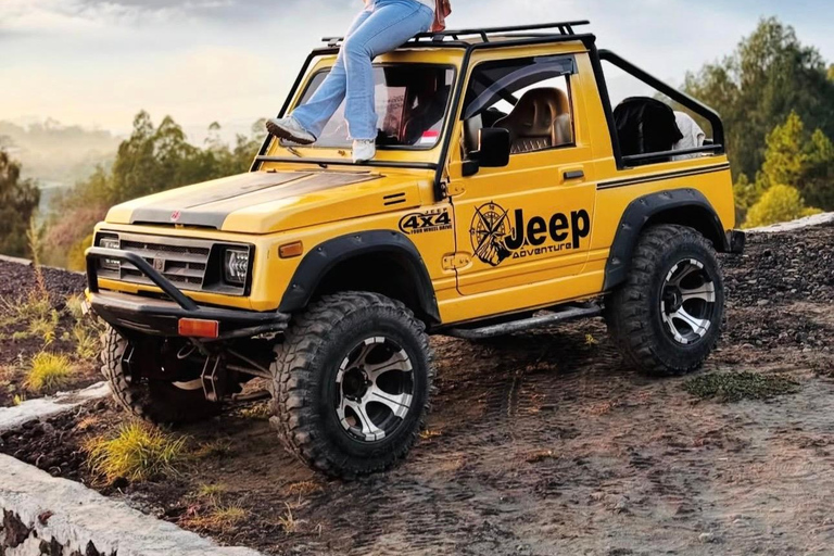 Mount Batur Jeep Sunrise with Breakfast & Photographer Jeep Sunrise + Black Lava Volcano
