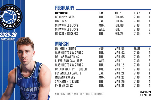Orlando: Orlando Magic NBA Basketball Tickets Ultimate Seating (Lower Level) - Preseason Game