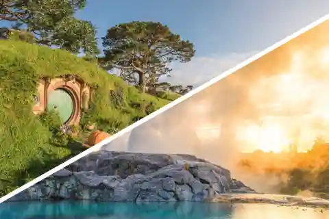 Auckland: Hobbiton és Rotorua egynapos túra, beleértve Te Puia-t is