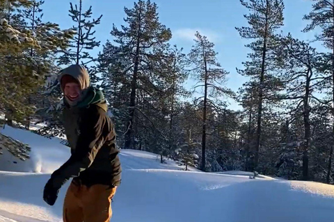Rovaniemi: Snow Surfing Experience with Hotel Pickup