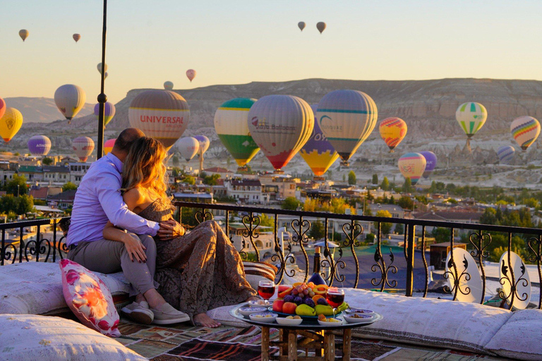 Cappadocia: Terrace Photo Spot With Balloon Flight View Basic Photography
