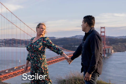 São Francisco: Sessão de fotos profissionais na Golden Gate BridgePadrão (10 fotos editadas profissionalmente)