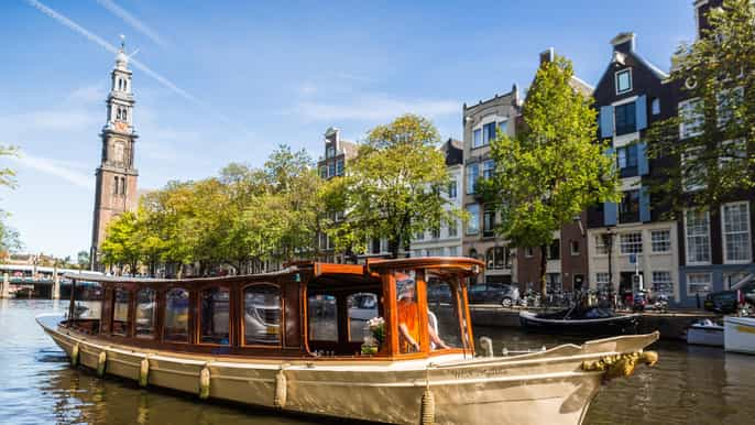 Amsterdam: Covered Canal Cruise with Unlimited Drinks Option