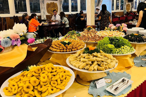 Saigon River Dinner on Cruise with Buffet and live music Saigon River Dinner Cruise with Buffet and live music