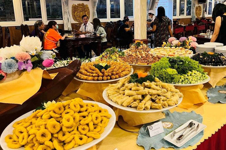 Saigon River Dinner on Cruise with Buffet and live music Saigon River Dinner Cruise with Buffet and live music