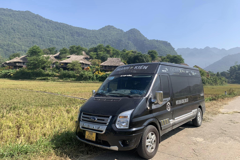 Hanoi : Transfert en bus limousine de luxe à Mai ChauBus limousine de Hanoi à Mai Chau