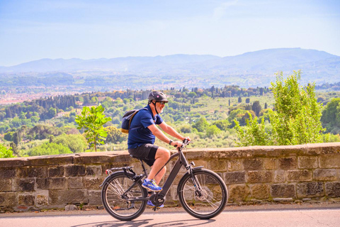 Florença: Fiesole E-Bike Tour com prova de azeite