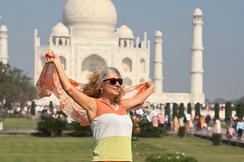 Agra : Taj Mahal with Mausoleum Fast Entry Private Tour Only Tour Guide For Taj Mahal