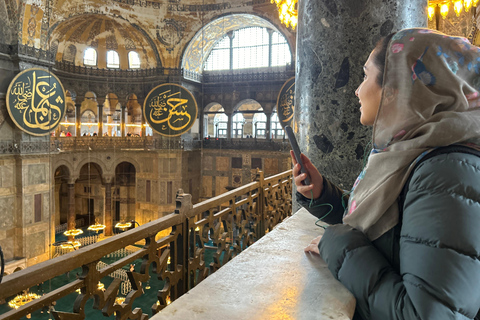 Istanbul : Entrée dans la mosquée Sainte-Sophie avec visite guidée et audioguide