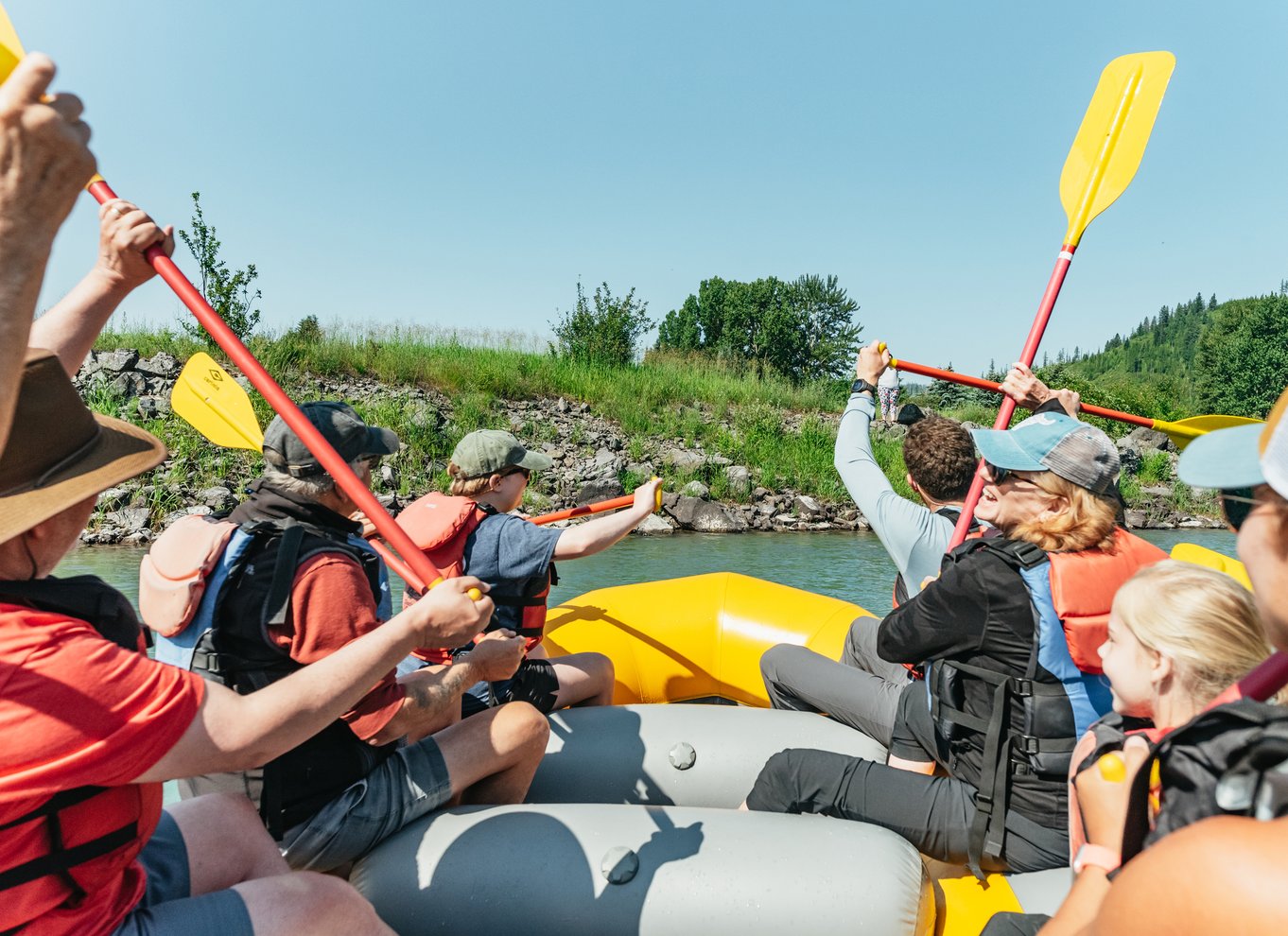 West Glacier: Naturskøn rafting i Glacier National Park