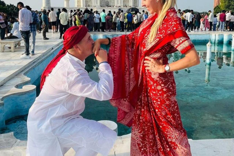 From Delhi: 2-Day Taj Mahal & Agra Overnight Private Tour Agra Tour: Car + Guide Only