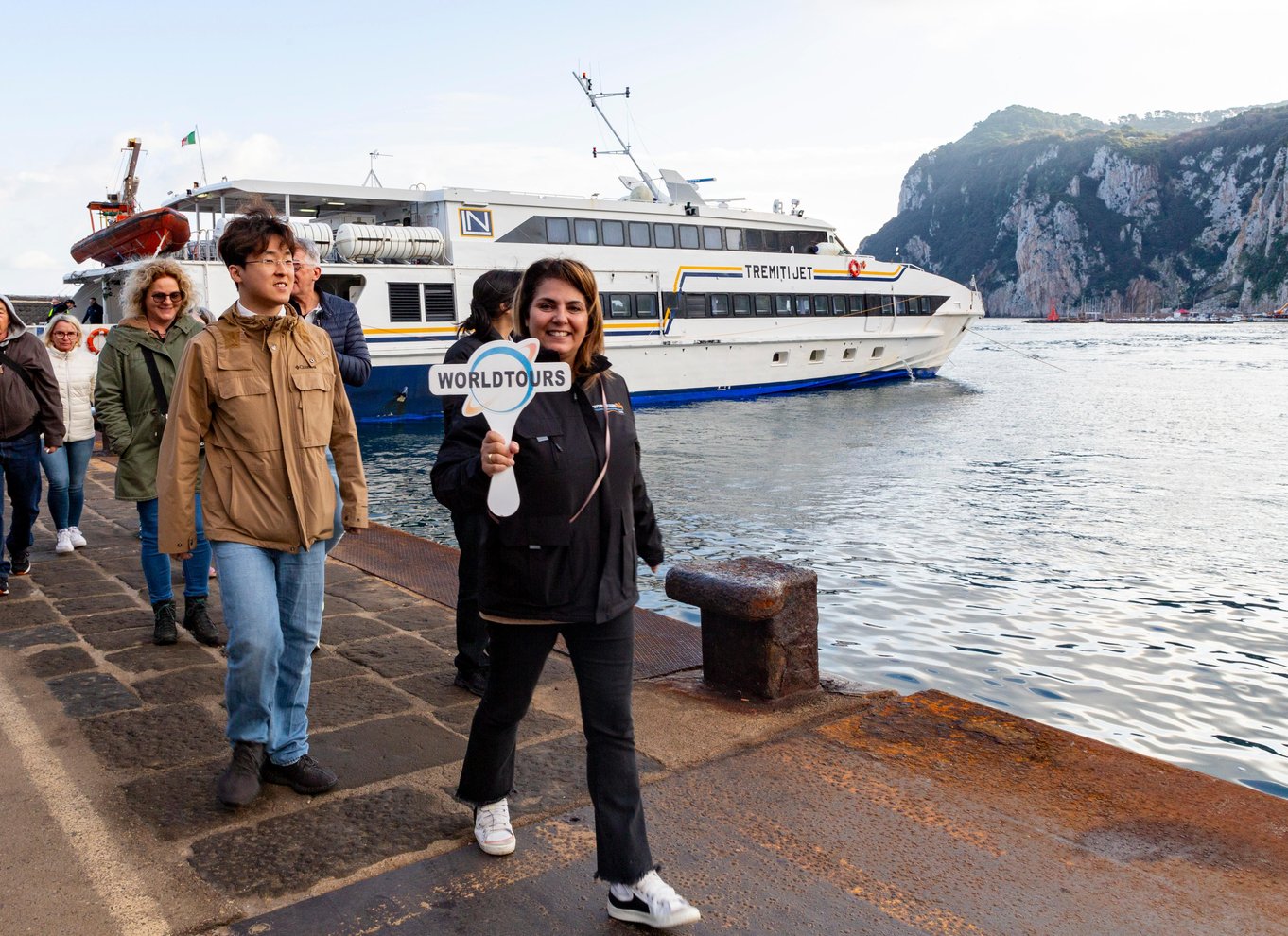 Napoli: Tur i lille gruppe med færge til Capri og Anacapri