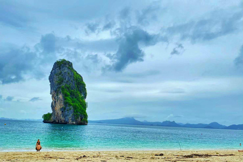 Krabi : Premium 4-Island Day Trip by Longtail Boat with Lunch (Excursion d&#039;une journée sur 4 îles en bateau à longue queue avec déjeuner)Voyage partagé