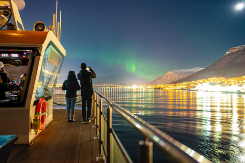 Tromsø: crucero culinario de la aurora boreal en catamarán eléctrico