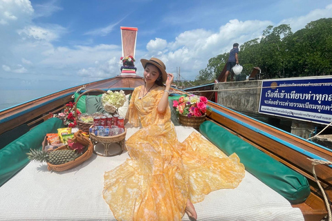 Krabi Hidden Lagoon Adventure: Hong Island & Secret Paradise Private Longtail Boat to Hidden Lagoon Escape & Enjoy