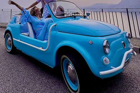 Amalfi Coast: Fiat 500 Jolly Tour with Lemon Grove Visit Sunset - No Lemon Grove