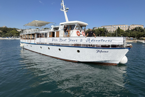 Pula: Red Island, Brijuni & Rovinj Full-Day Boat Cruise