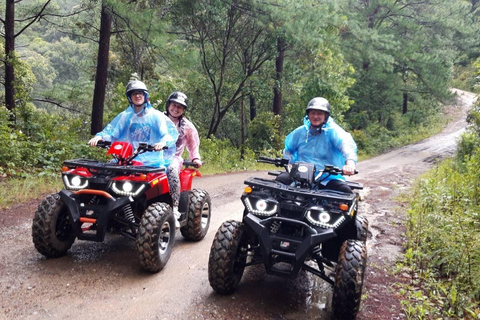 Chiang Mai: Ethisch olifantenopvangcentrum en ATV avontuur2 uur ATV- en heiligdombezoek met lunch en transfer