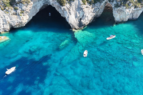 From Corfu: Paxos & Blue Caves Speedboat Trip