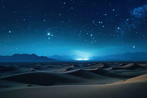 Safari nocturno por el desierto de Doha Observación de las estrellas y paseo en camello