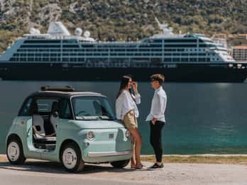 Perast: Guidet tur i en Fiat Topolino E-Car