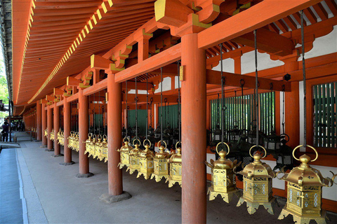 Nara: Kasuga Taisha Shrine Candlelight Tour with Drink