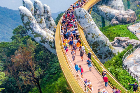 Excursión de un día entero al Puente Dorado de las Colinas de Ba Na desde Da Nang