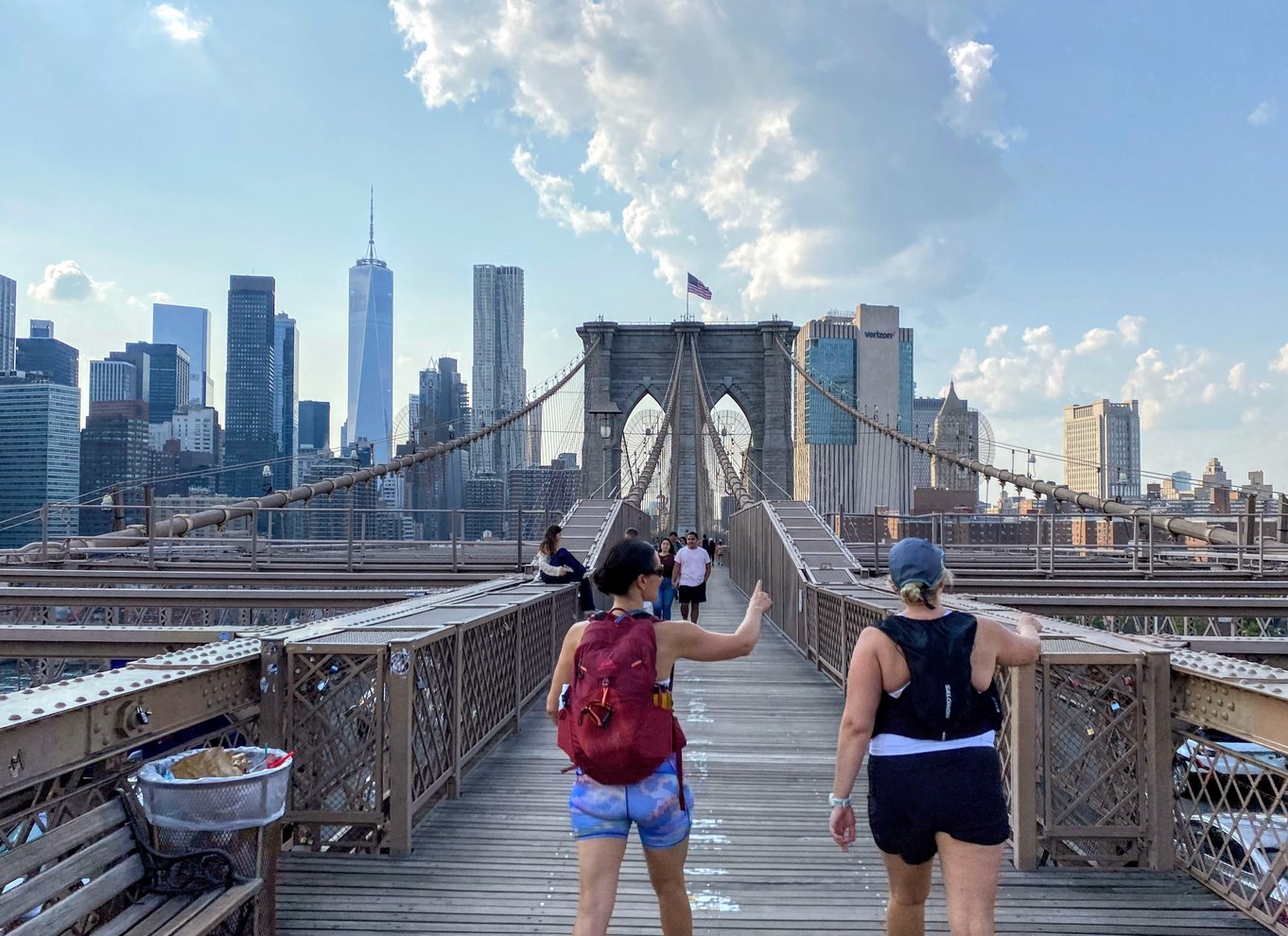 Løbetur på Brooklyn Bridge