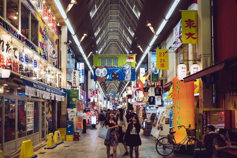Osaka : Marché de Kuromon et visite culinaire de 2 heures à SennichimaeVisite en petit groupe en anglais